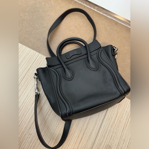 Celine Mini Nano Bag Black Leather - Picture 2 of 13